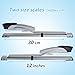 Craftinova Long Reach Stapler,with 2000 Staples & Stapler Remover Full Strip，20-25 Sheet Capacity,with Built-in Ruler and Adjustable Locking Paper Guide, Silvery