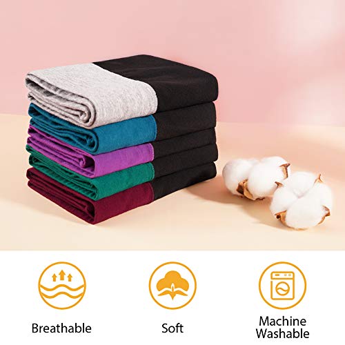 Image of INNERSY Womens Underwear Cotton Briefs Postpartum High Waisted Panties 5 Pack