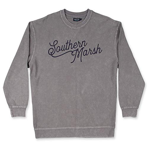 Image of Southern Marsh Women's Sunday Morning - Washed Cord Pullover Sweater - Classic Comfortable Outerwear