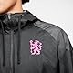 Nike Fc Chelsea Third Fußball-Trainingsanzug Aus Webmaterial Mit Kapuze (Herren), Black/Anthracite/Pink Prime, FZ3804-010, S
