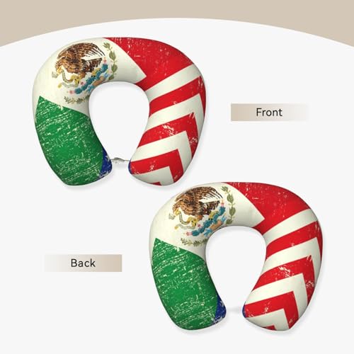 Almohada de Cuello con Estampado Bandera Mexicana miniatura 3