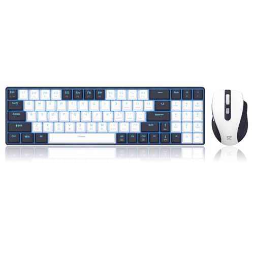 Redragon BS8773 Wireless Keyboard and Mouse Combo, 78 Keys...