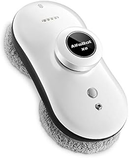 Window Cleaning Robot, AlfaBot X6 Automatic Smart Glass Cleaner Robot Vacuum, Robotic Windows Cleaning Tools for Indoor/Outdoor Interior/Exterior Window High Buildings