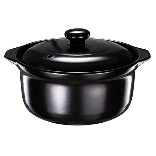 Cocotte en Terre Cuite de 2,1 L en argile naturelle pour cuisson traditionnelle