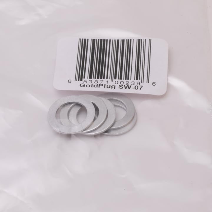 Image of GoldPlug SW-07 | Made in USA | Aluminum Crush Washer | 10mm - 5-Pack |