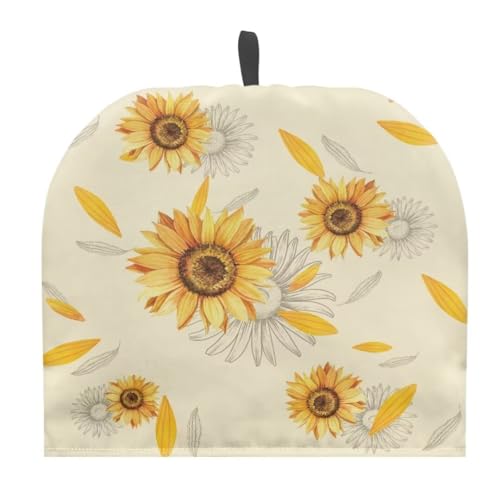 Youngerbaby Yellow Sunflower Tea Cozy for Teapot Insulated Tea Cozies for Keeping Warm for Women Tea Pot Cover Home Kitchen Accessory Decor