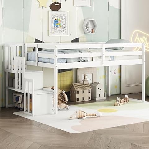 Bellemave Twin Low Loft Bed Cover