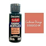 Pintura y dibujo DECO ART Pintura de tela SOSOFT CADM.Naranja, tono naranja cadmio, talla única