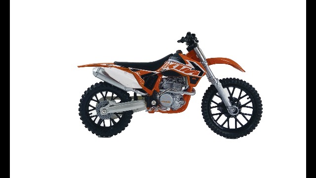 Amazon.com: Welly Die Cast Motorcycle Orange KTM 450 SX-F, 1:18
