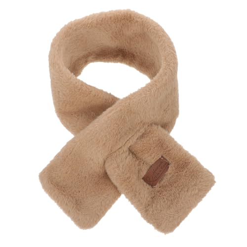 BESPORTBLE Bufanda De Invierno Para Mujer Imitación De Piel De Conejo Suave y Cálida Envoltura De Cuello De Otoño y Invierno Para Abrigar y Complementar Tu Outfit