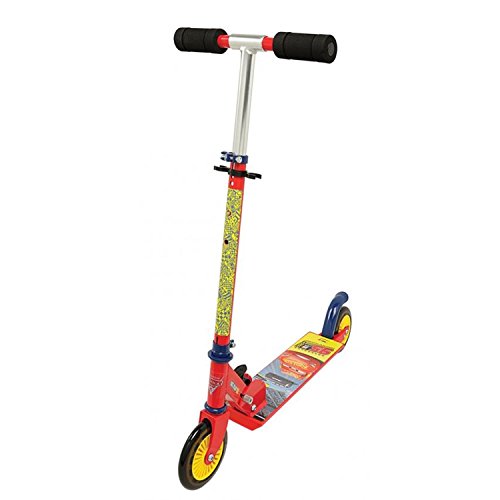 Smoby 750326 - Cars Roller mit Bremse, klappbar