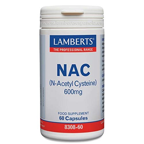 En Oferta Lamberts Nac N-Acetil Cisteina 600Mg, Blanco, 60 Unidades, 80 Gramos