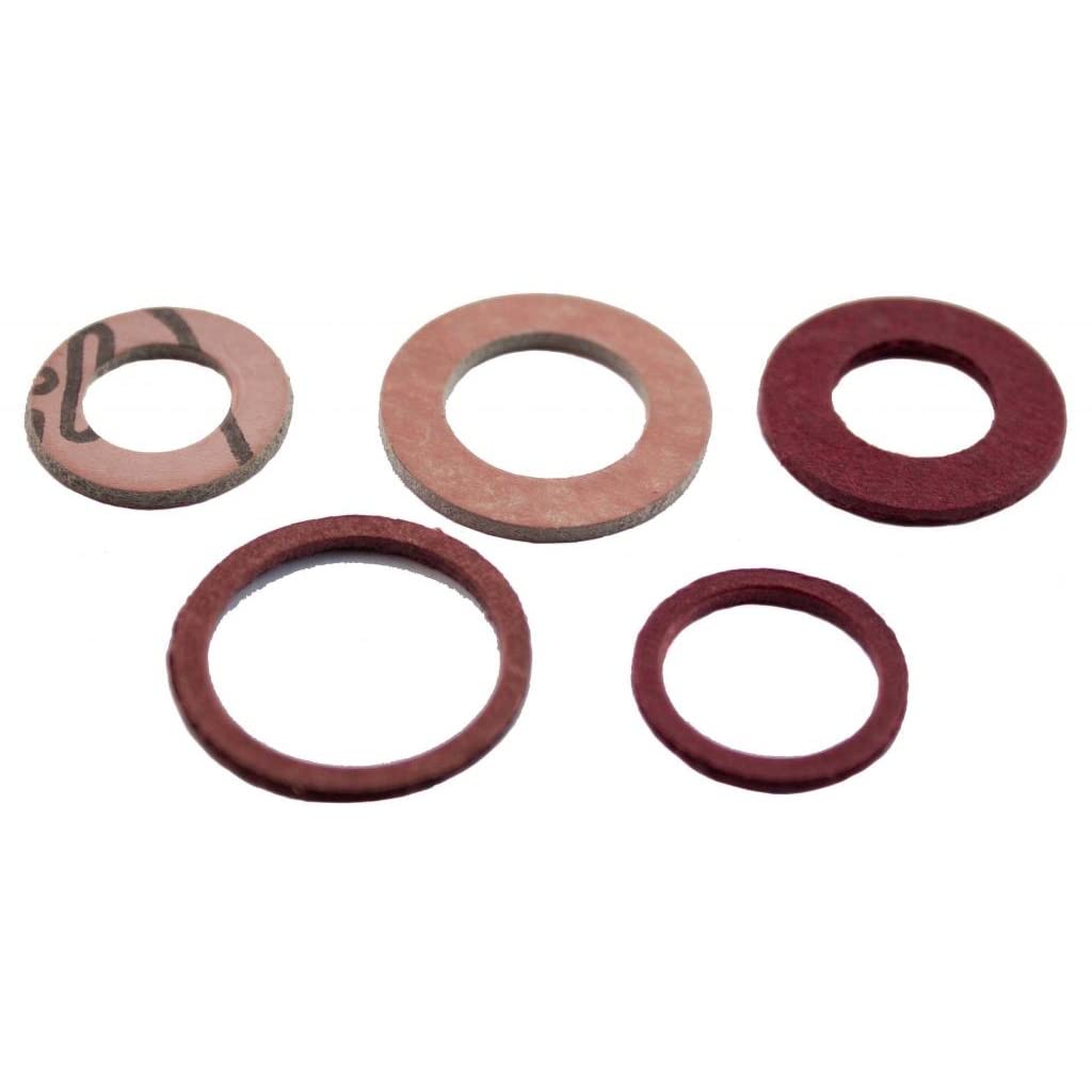 Oracstar Assorted Fibre Washers, Pack 6