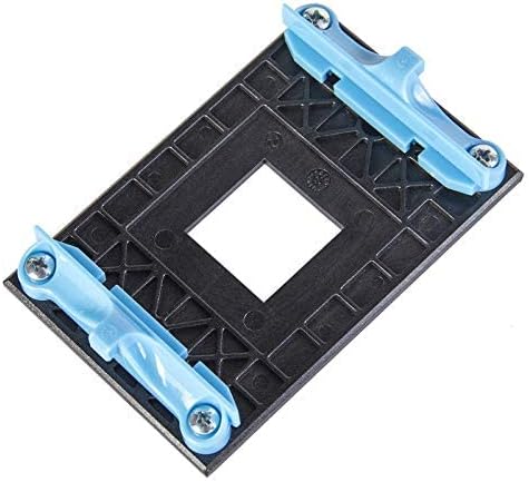 TT Racing for AMD CPU Fan Heatsink Mounting Bracket AM4,Socket Retention Mount for Hook-Type Air-Cooled or Partially Water-Cooled Radiators, Base for AM4 B350 X370 A320 X470 B1220 B240 -Blue