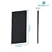 Filter passt für Bauknecht Privileg Whirlpool HX 481010354757 Trockner Wärmepumpentrockner | 225 x 107 x 8 mm | Schwammfilter Filtermatte Kondenstrockner