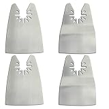 4 Pack Universal Oscillating Tool Scraper Blade Set for Professional and DIY Use - Includes 2 Rigid