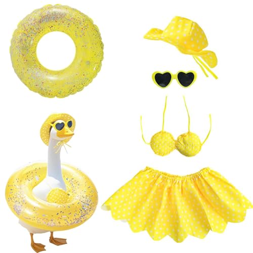 Ruwshuuk Ropa De Pato Para Porche - Divertido Traje De Pato Para Exteriores - Arte Exterior Para Jardín, Accesorios Festivos Para Celebraciones Halloween Cumpleaños Y Fotos