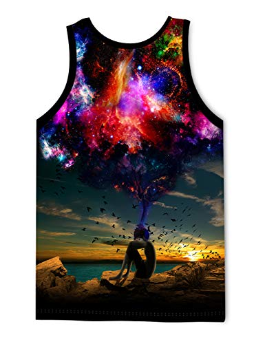 LAIDIPAS Men's 3D Tank Tops Summer Casual Novelty Sleeveless Shirt Unisex Colorful Graphics Top Tees Shirt2