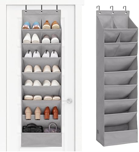 STORAGE MANIAC Over the Door Shoe Organizer Heavy-Duty Large Deep...