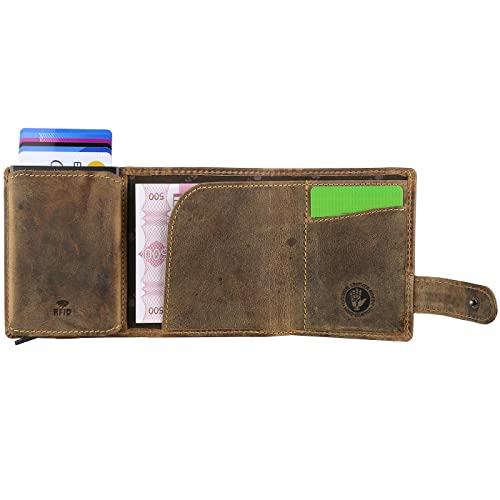 Tarjetas RFID Card Slider Zip Brown Greenburry evita robos 3