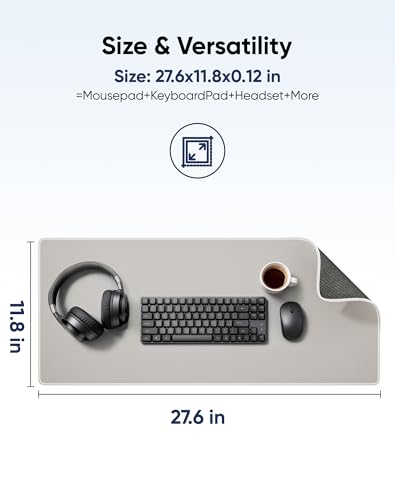 Image of Reniteco Waterproof Large Office & Gaming Mouse Pad, 27.6 inch x 11.8 inch x 0.12 inch