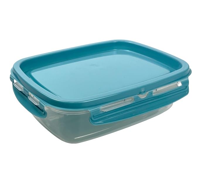 Snips, SnipsLock MIXCOLOR, Set of 3 Food Containers, 3 x 0.60 LT, Rectangular, 18,4 x 13,8 x 8 cm, Made in Italy - Image 5