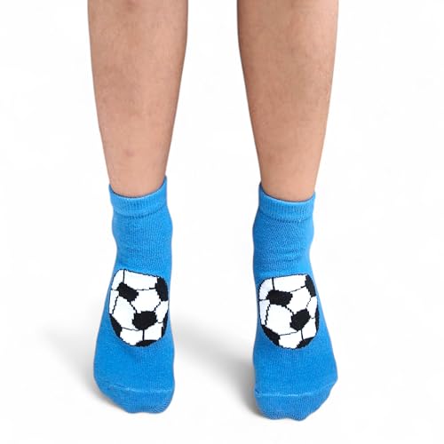 Image of Kid's Socks for Boys and Girls - Made with Soft & Breathable Cotton with Antibacterial Wash, Pack Of 5, Suitable for all day long use