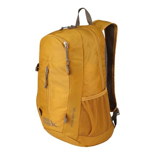 Image of Eddie Bauer Stowaway Packable Backpack | Travel | Outdoor | Lightweight | Foldable | Durable | Ripstop Polyester | 20L - Field Gold