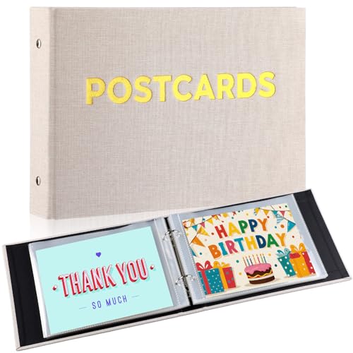 Spiareal Post Card Organizer Set Greeting Card...