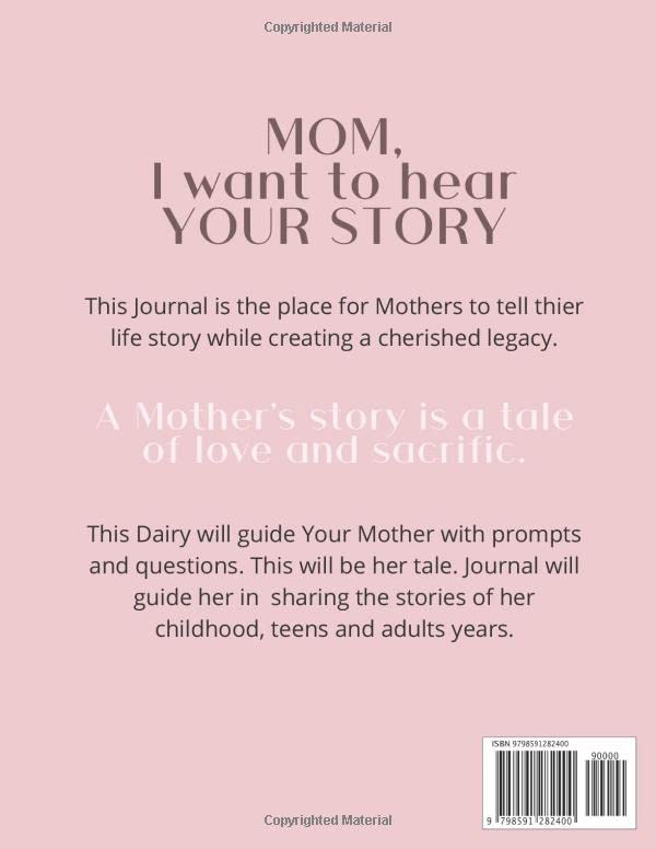 Miniatura 2 de Mom, Tell Me Your Story Mom's Journal What I Want You to Know About Me and My Life