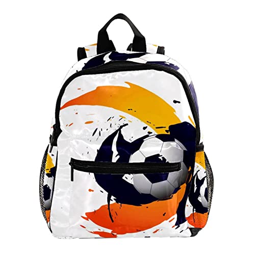 Sac à dos pour filles et garçons motif topographique rouge enfant multicolore 30 cm