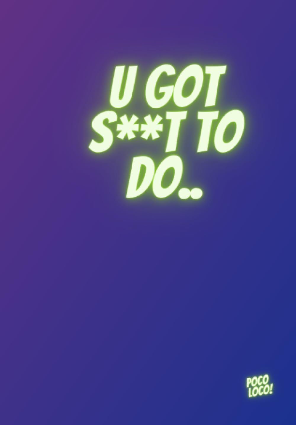 POCO LOCO! Daily Planner