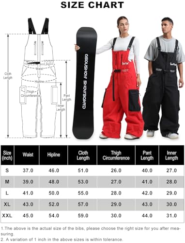 GSOU SNOW Adulto Unissex Calças De Esqui Masculinas Snowboard Super Largas Snowboarding Soltas Espor