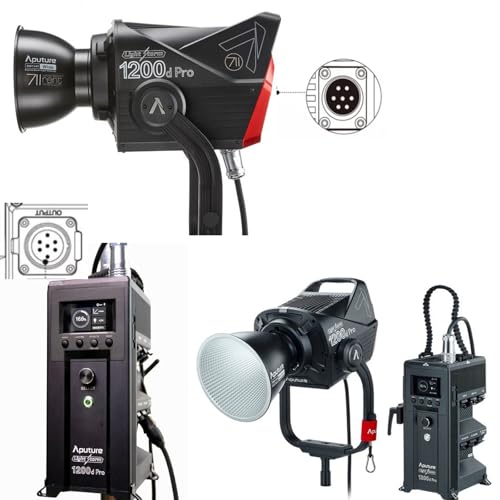 Câble 7 broches pour Aputure résistant à l'eau, extension 5m pour boîtier commande