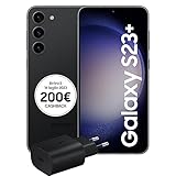 Samsung Galaxy S23+, Caricatore incluso, Smartphone Android, Display 6.6'' Dynamic AMOLED 2X, Fotocamera 50MP, RAM 8GB, 512 GB, 4.700 mAh, Phantom Black [Versione italiana]