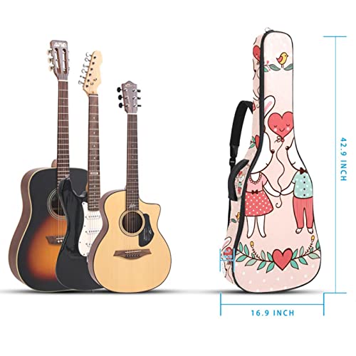 Housse de transport étanche pour guitare avec bandoulière réglable Motif dragons bleus et rouges, Multicolore 10., 42… - Les Beatles, Paul McCartney, John Lennon, RIngo Starr, George Harrison Housse de transport étanche pour guitare avec bandoulière réglable Motif dragons bleus et rouges, Multicolore 10., 42… – Image 6