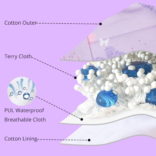 Image of BIG ELEPHANT Toddler Training Pants, Soft Cotton Absorbent Training Underwear for Baby Boys & Girls