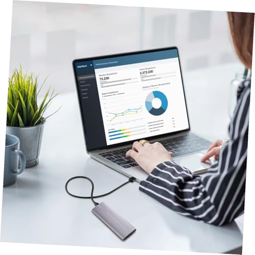 Boîtier SSD portable type-C 3.1 en aluminium compatible NVMe NGFF - 6
