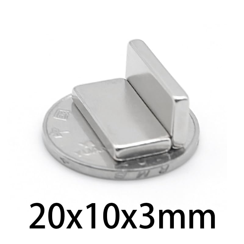 10-200 pces 20 * 10 * 3mm ndfeb Block Super Permanent Magnetic 20x10x3 Neodymium Magnets(50pcs)