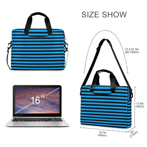 Maletín portátil para laptop 15.6 pulgadas azul neón miniatura 5