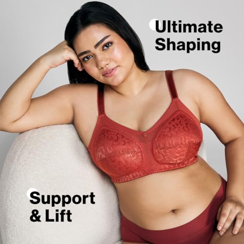 Image of NYKD by Nykaa Ultimate Shape and Support No Bulge Bra | Full Coverage | Back Closure | Non-Padded | Wireless Comfort: Elevate Your Style with Lace-NYB033