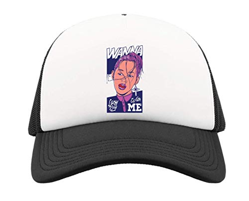 Gorra de béisbol snapback Wanna Lazy Day con media malla transpirable estilo camionero