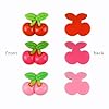 SaktopDeco 48 PCS Cherry Resin Flat Back Resin Cherry Fruit Charms Bulk Embellishments for Crafts Accessories #2