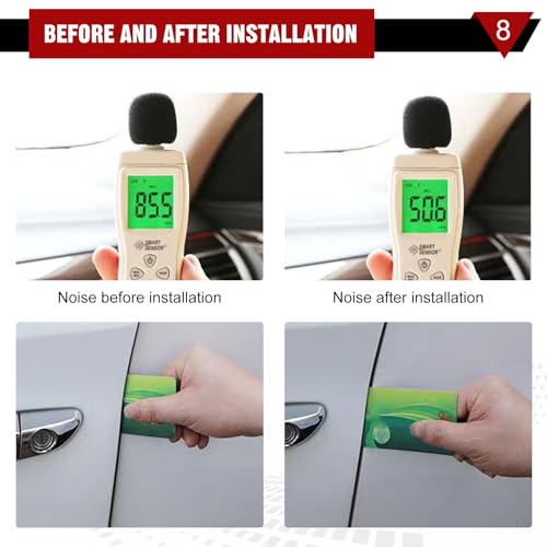 68.88 Ft Car Door Seal Strip Weather Stripping, Soundproof Weatherstrip for Car Door, Universal Car Accessories for SUVs, Trucks (21M) by FengleAuto - Image 5