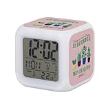 Alarme personnalisable : 8 sonneries programmables, sonnerie d’une minute avec fonction Snooze