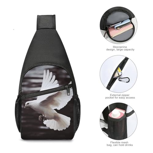 Flying Dove mochila bandolera casual para senderismo miniatura 5