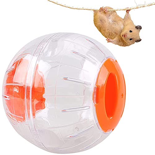 Hamster Exercice Ball, Transparent Boule D'exercice pour Hamster, Ball de Hamster, Plastique Hamster Jouet Roulant, Mini Plastique Jouets, 4.7 Pouces Hamster Mini-Balle, Plastique Hamster Fitness Ball