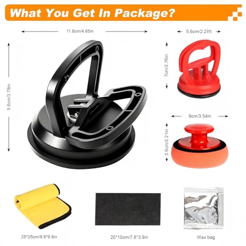 Anatason Suction Cup Dent Puller 3-Pack
