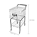 LivialyCity Training Ball Pickup Basket with Wheel Tennis Ball Storage Cart Holds 350 Balls Tennis Teaching Cart Basket Carrier Gatherer Picker Hopper Container