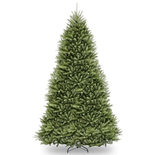 Image of National Tree Company 12 ft Unlit Dunhill Fir Artificial Full Christmas Tree, 7,794 Tips, Includes Stand, Green